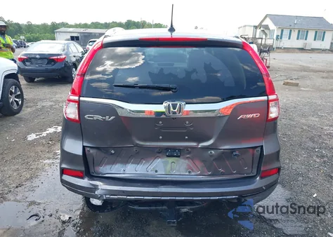 2015 Honda Cr-V Ex-L z USA, uszkodzony, nr VIN 2HKRM4H75FH611609